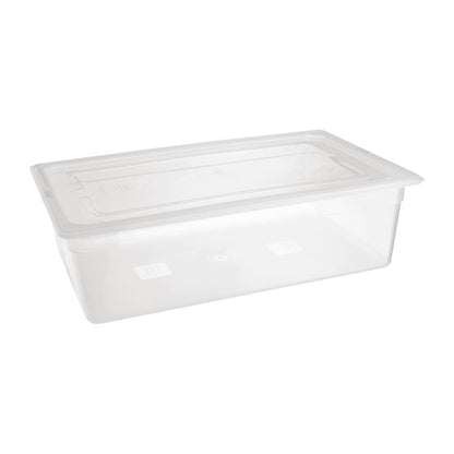 Bac en polypropylène GN 1/1 sans couvercle Nisbets Essentials 150mm - Nisbets Essentials - FA821