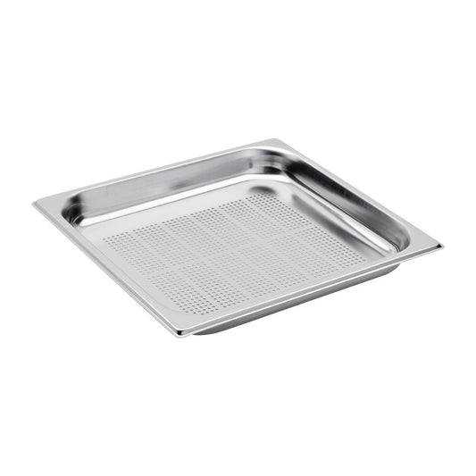 Bac inox perforé GN 2/3 Gastro M profondeur 65mm - Gastro M - DA746