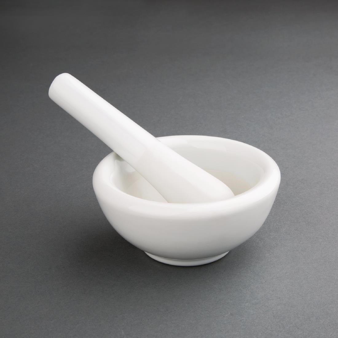 Pilon et mortier en porcelaine Vogue 115mm - Vogue - J923