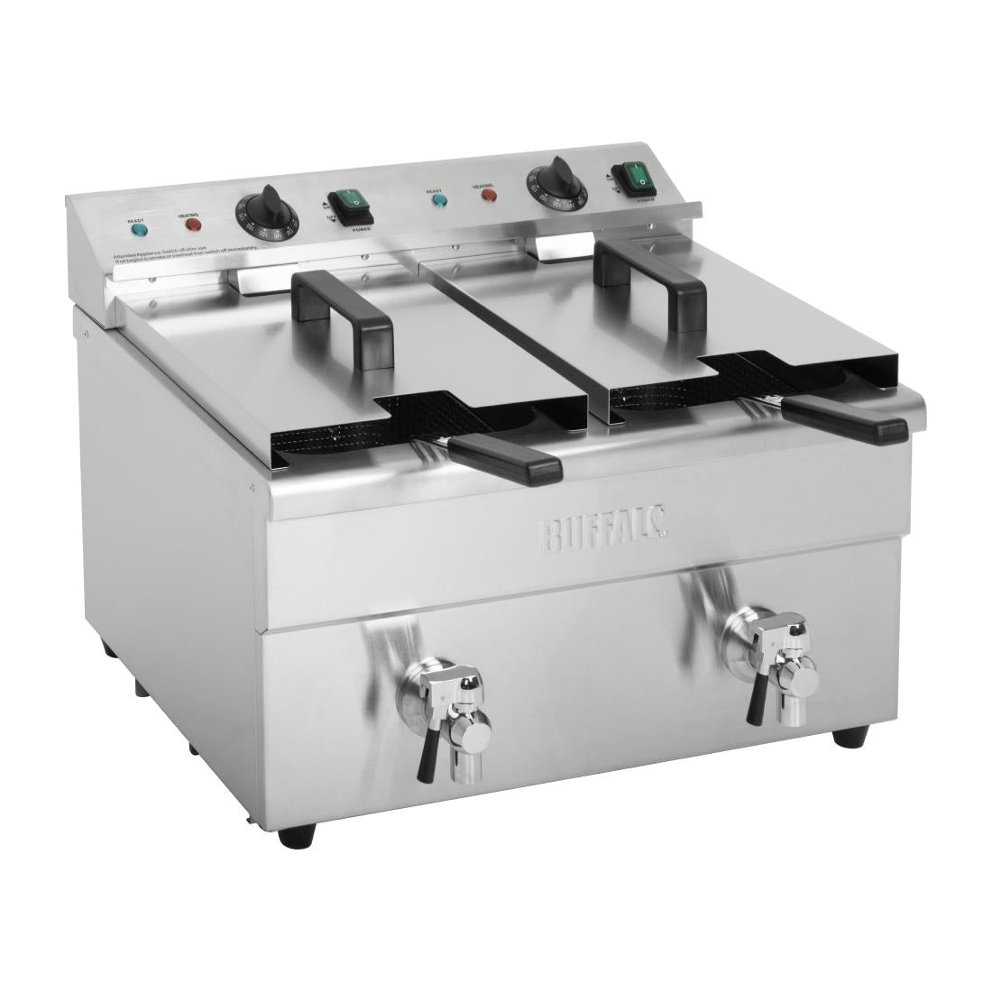 Friteuse induction double Buffalo 2 x 3 kW - Buffalo - CT012
