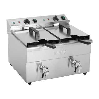 Friteuse induction double Buffalo 2 x 3 kW - Buffalo - CT012