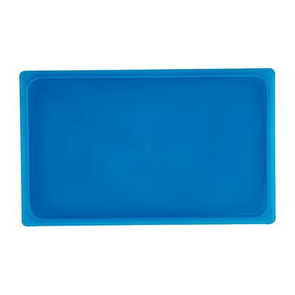 Couvercle hermétique en polypropylène GN 1/1 Cambro Safetrak IML bleu - Cambro - JN523