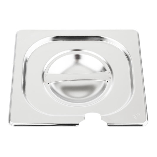 Couvercle inox avec encoche Vogue GN 1/6 - Vogue - CB175