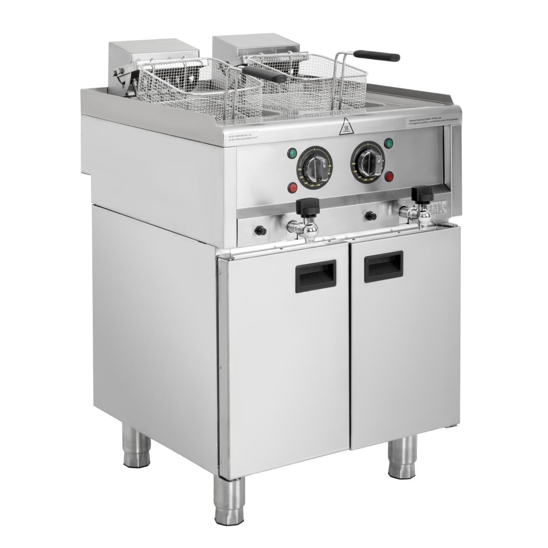 Friteuse électrique double cuve Buffalo Série 600 2x 8L - Buffalo - SA782