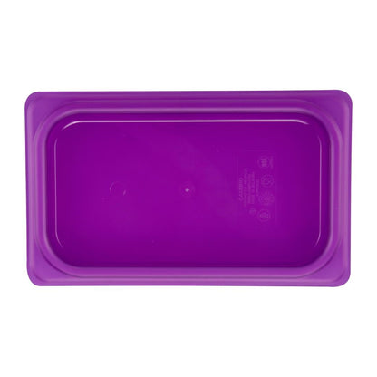 Couvercle hermétique en polypropylène GN 1/4 Cambro Safetrak IML violet - Cambro - JN538
