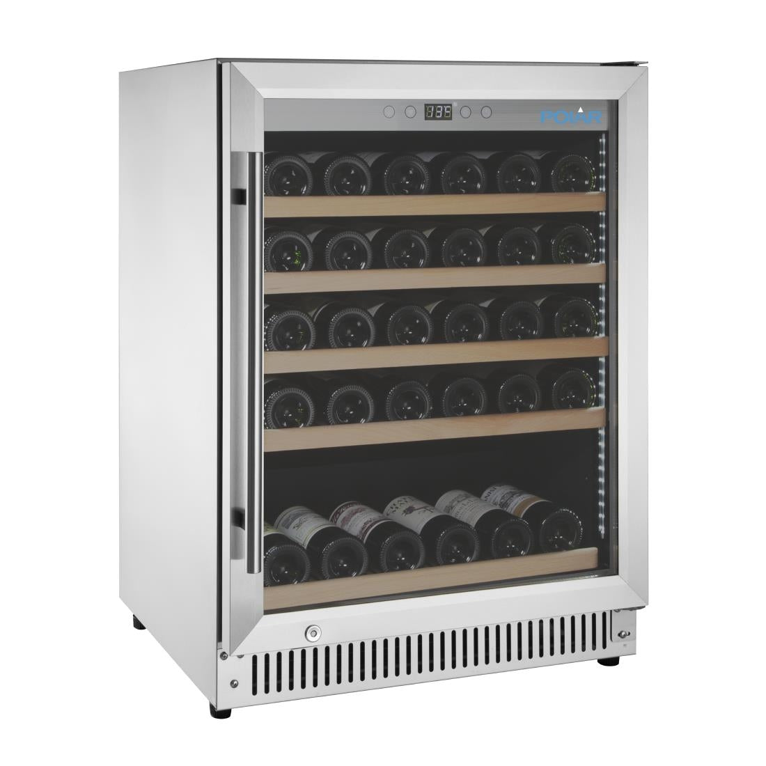 Rafraîchisseur à vin dessous de comptoir Polar Série G inox 47 bouteilles - Polar - GM627