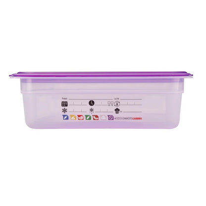 Bac en polypropylène Cambro Safetrak IML GN 1/1 100mm - Cambro - JN501