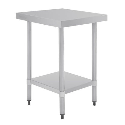 Table en acier inoxydable sans rebord Vogue 600 x 700mm - Vogue - GJ500