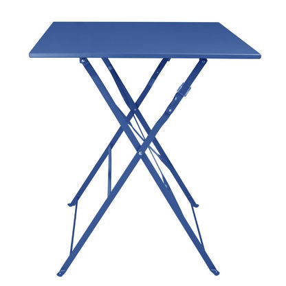 Table de terrasse carrée Bolero Perth bleu marine foncé - Bolero - FU540