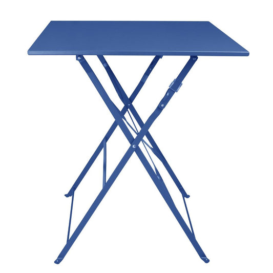 Table de terrasse carrée Bolero Perth bleu marine foncé - Bolero - FU540