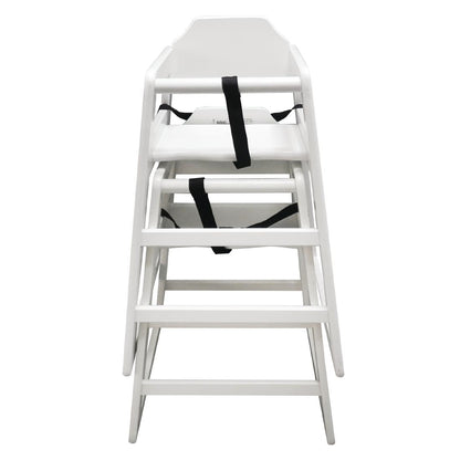 Chaise haute en bois blanche Bolero - Bolero - DL833