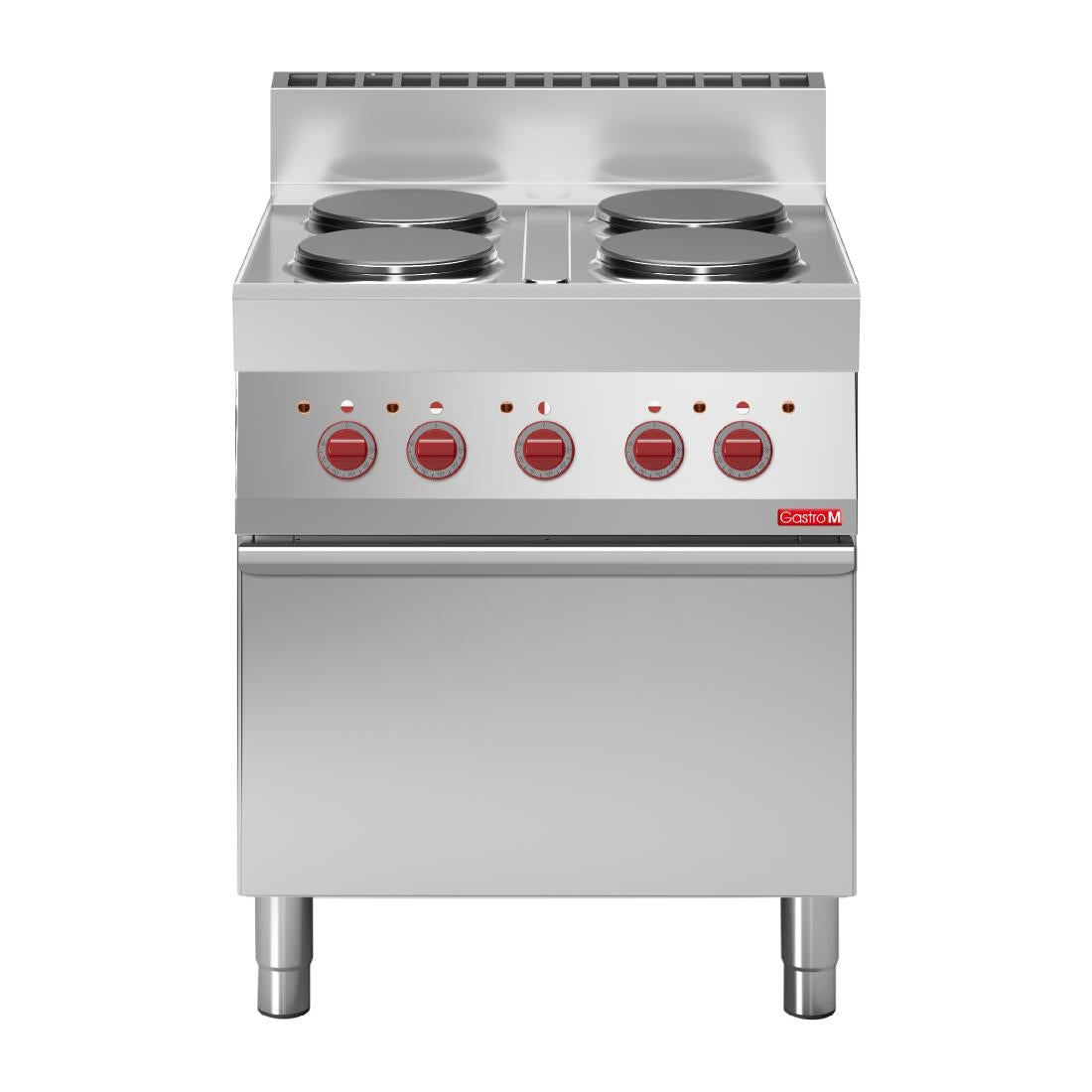 Fourneau électrique 4 plaques Gastro M 650 sur four électrique à convection - Gastro M - GN053