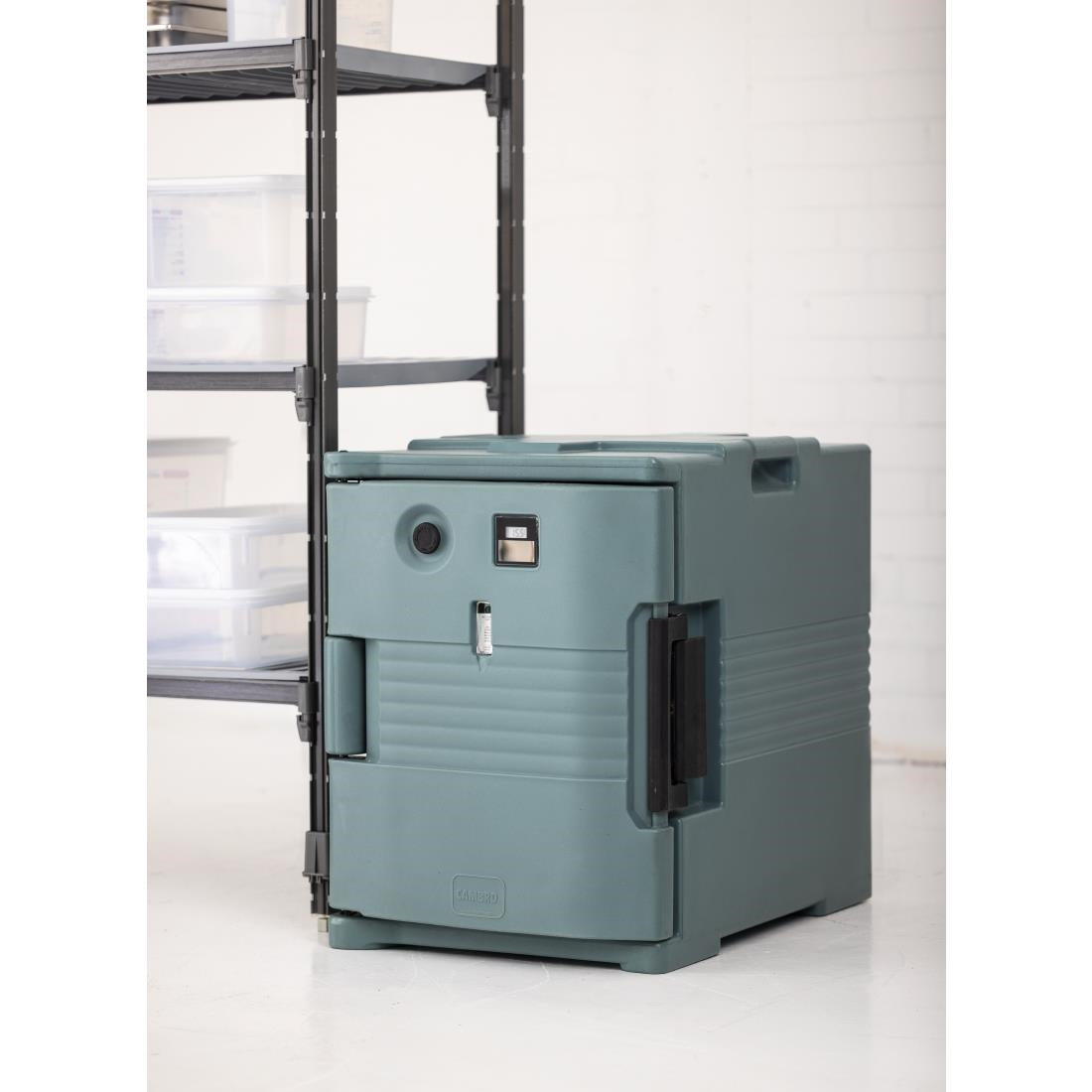 Conteneur alimentaire isotherme chauffant Cambro Camcart bleu ardoise - Cambro - CG143