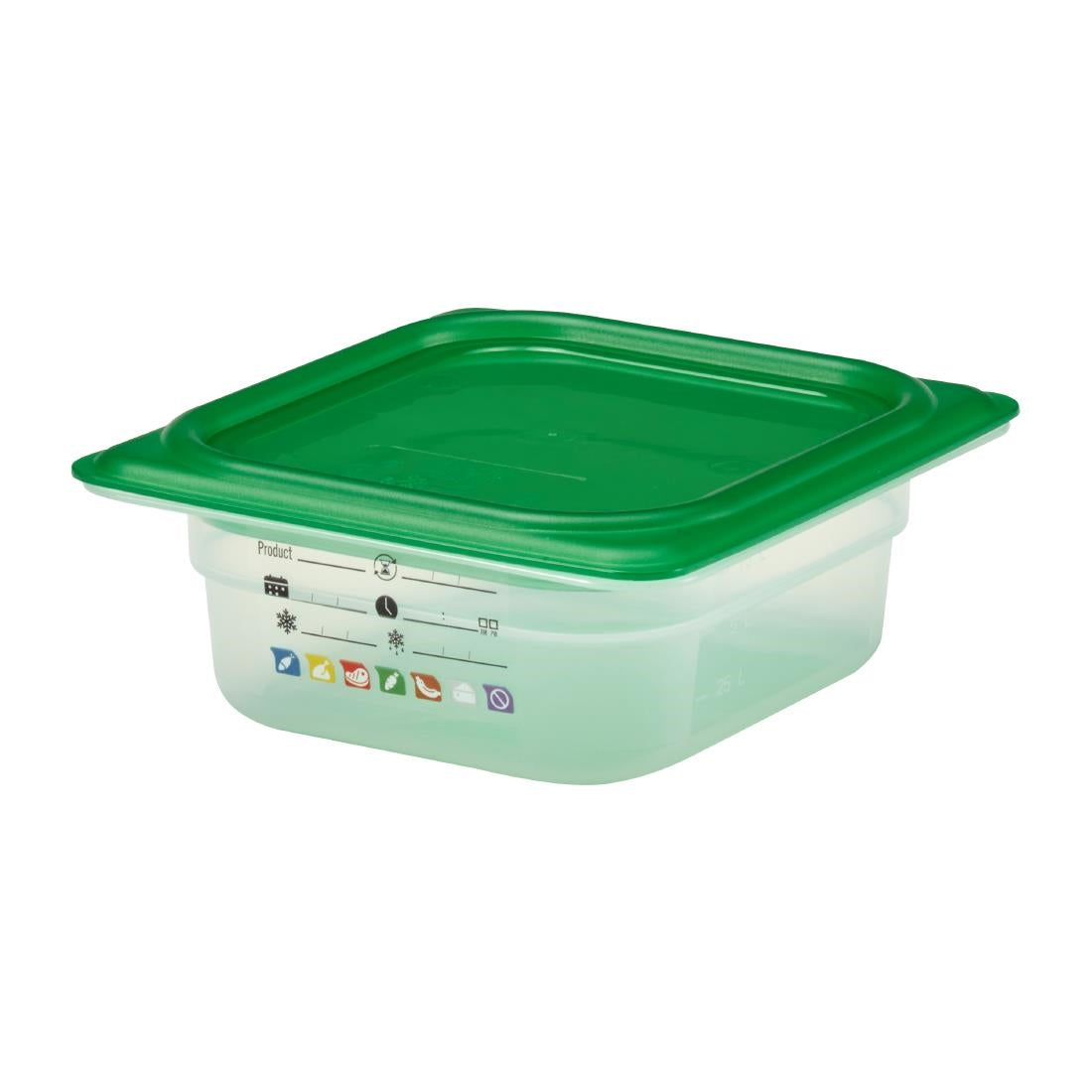 Bac en polypropylène Cambro Safetrak IML GN 1/6 65mm - Cambro - JN515