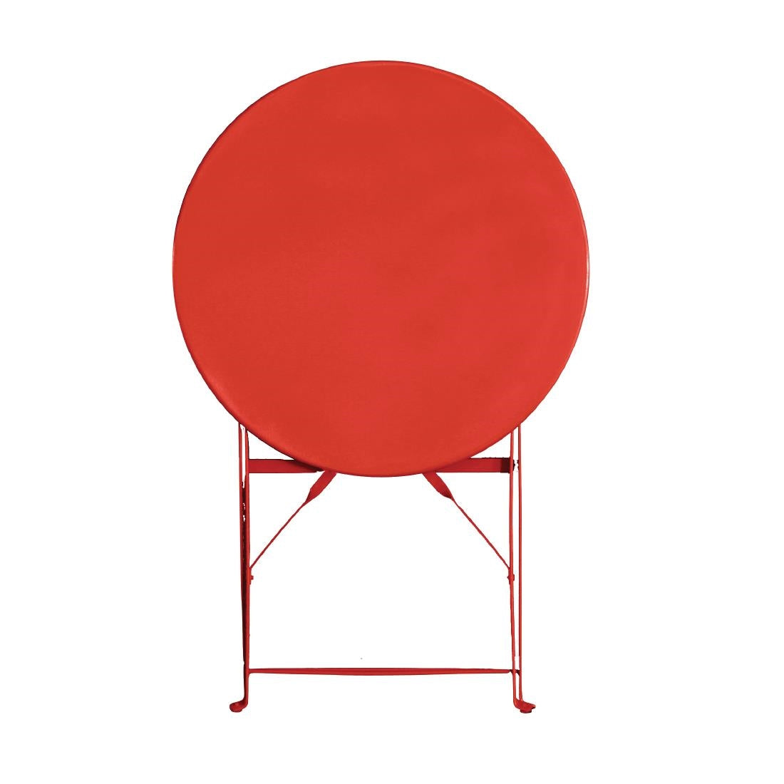 Table de terrasse en acier Bolero rouge - Bolero - GH560