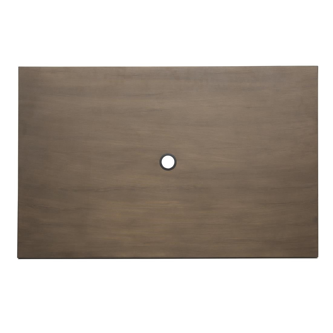 Table d'extérieur en aluminium et bois Bolero Complete 120x76 cm bois noir - Bolero - FT955