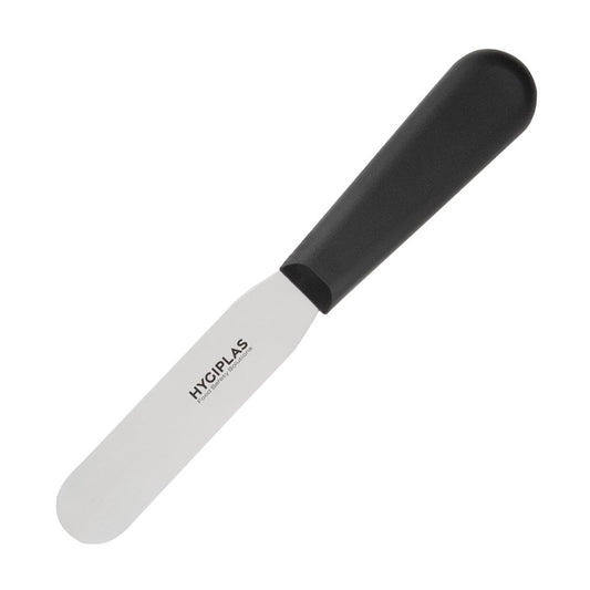 Couteau spatule à lame droite Hygiplas noir 100mm - Hygiplas - D401