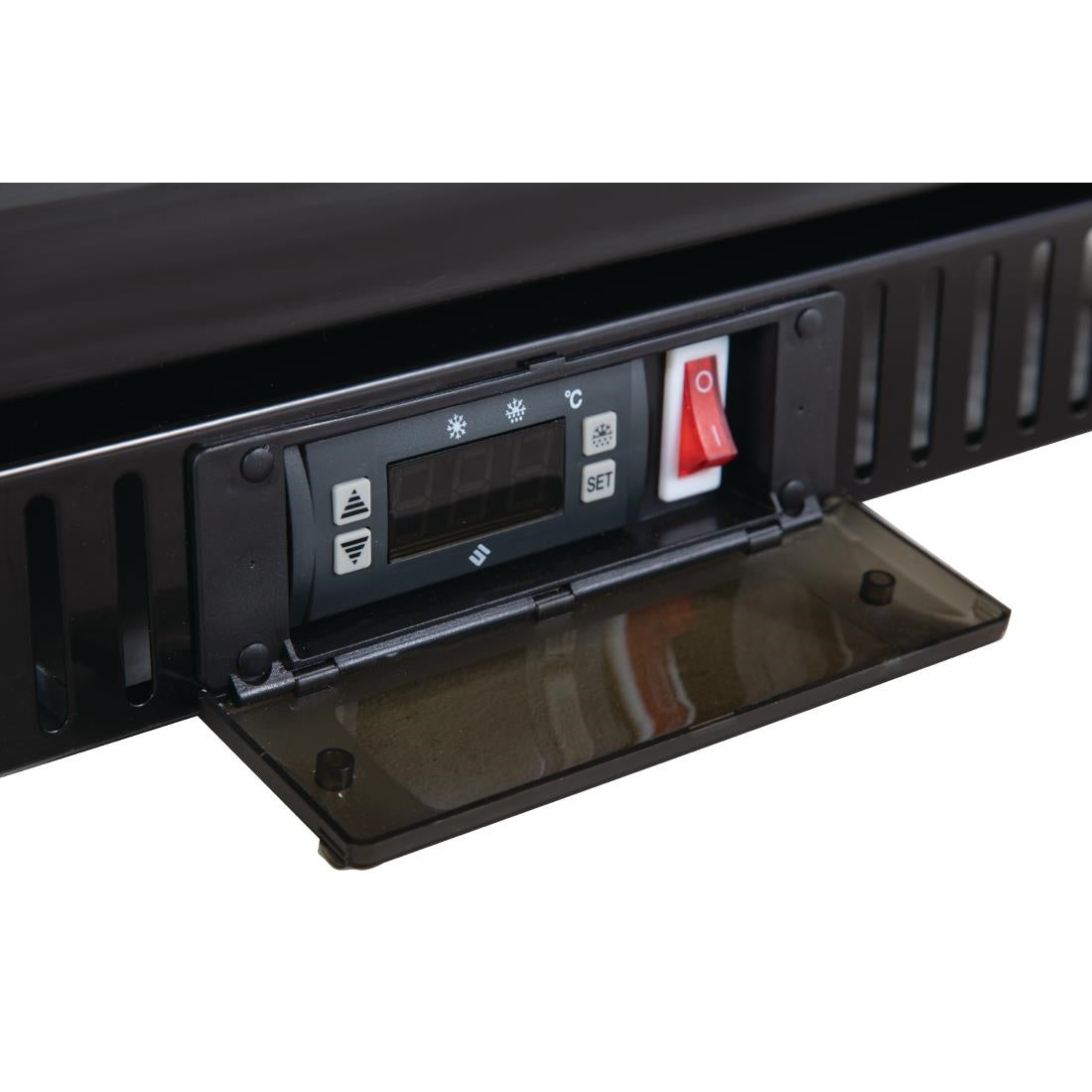 Arrière-bar une porte pivotante Polar Série G noir 128L - Polar - GL011