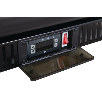 Arrière-bar une porte pivotante Polar Série G noir 128L - Polar - GL011