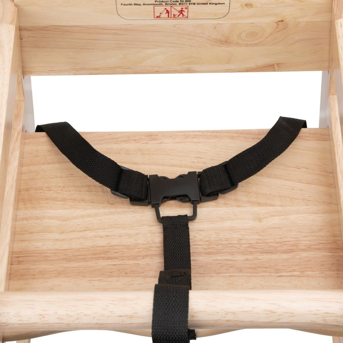 Chaise haute en bois Bolero finition naturelle - Bolero - DL900