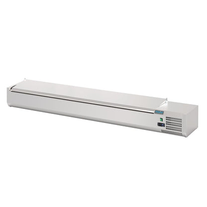 Saladette à poser avec couvercle Polar Série G 10x GN 1/4 - Polar - FA857