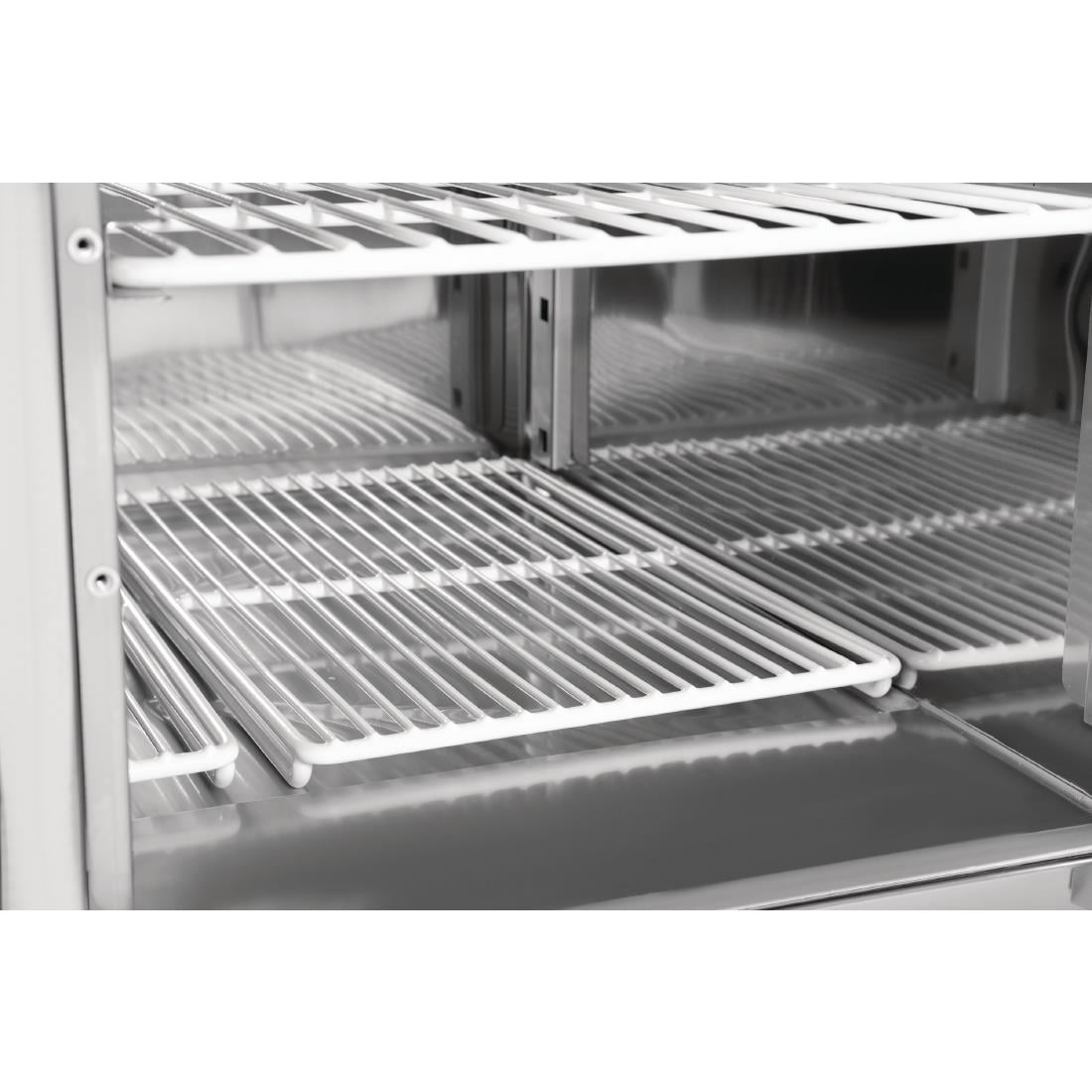 Table réfrigérée positive plan de travail en marbre Polar Série G 3 portes 368L - Polar - CL109