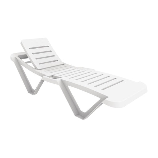 Bains de soleil en polypropylène blancs Resol (lot de 4) - Resol - SA678