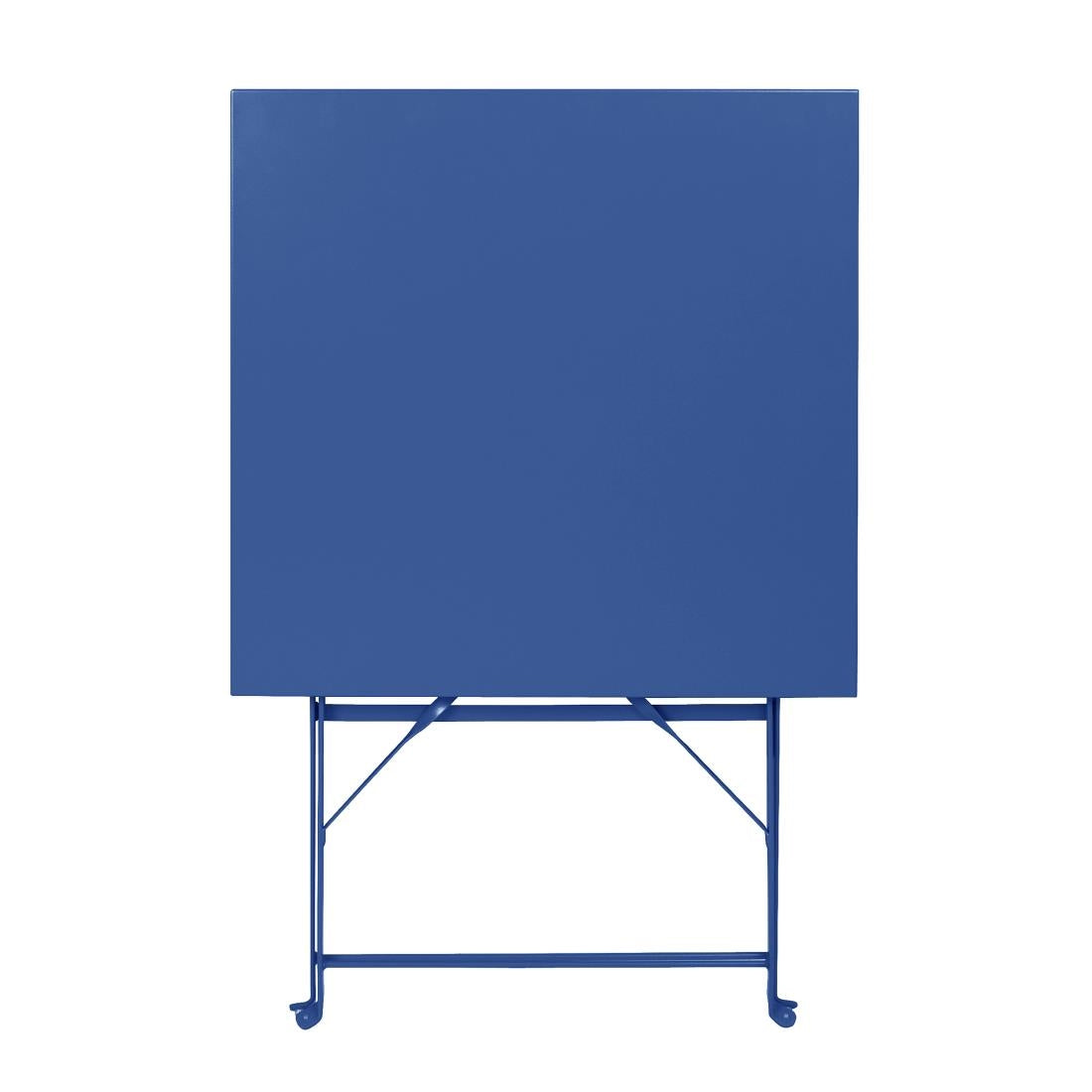 Table de terrasse carrée Bolero Perth bleu marine foncé - Bolero - FU540