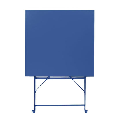 Table de terrasse carrée Bolero Perth bleu marine foncé - Bolero - FU540