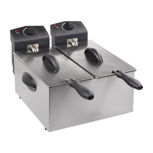 Friteuse double Tristar FR-6937 inox 2 x 3L - Tristar - HU426