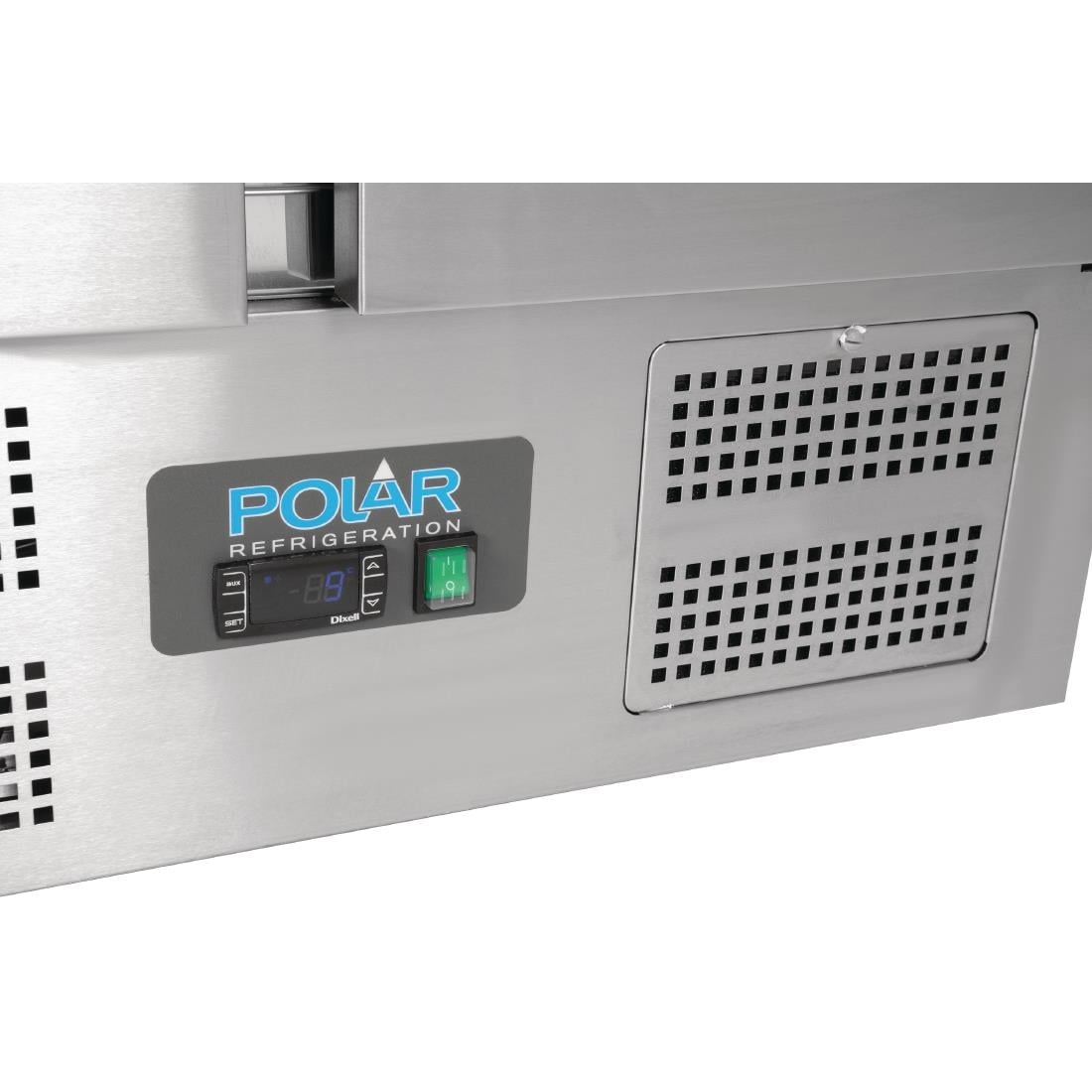 Table réfrigérée positive compacte 2 portes 240L Polar Série G - Polar - U636