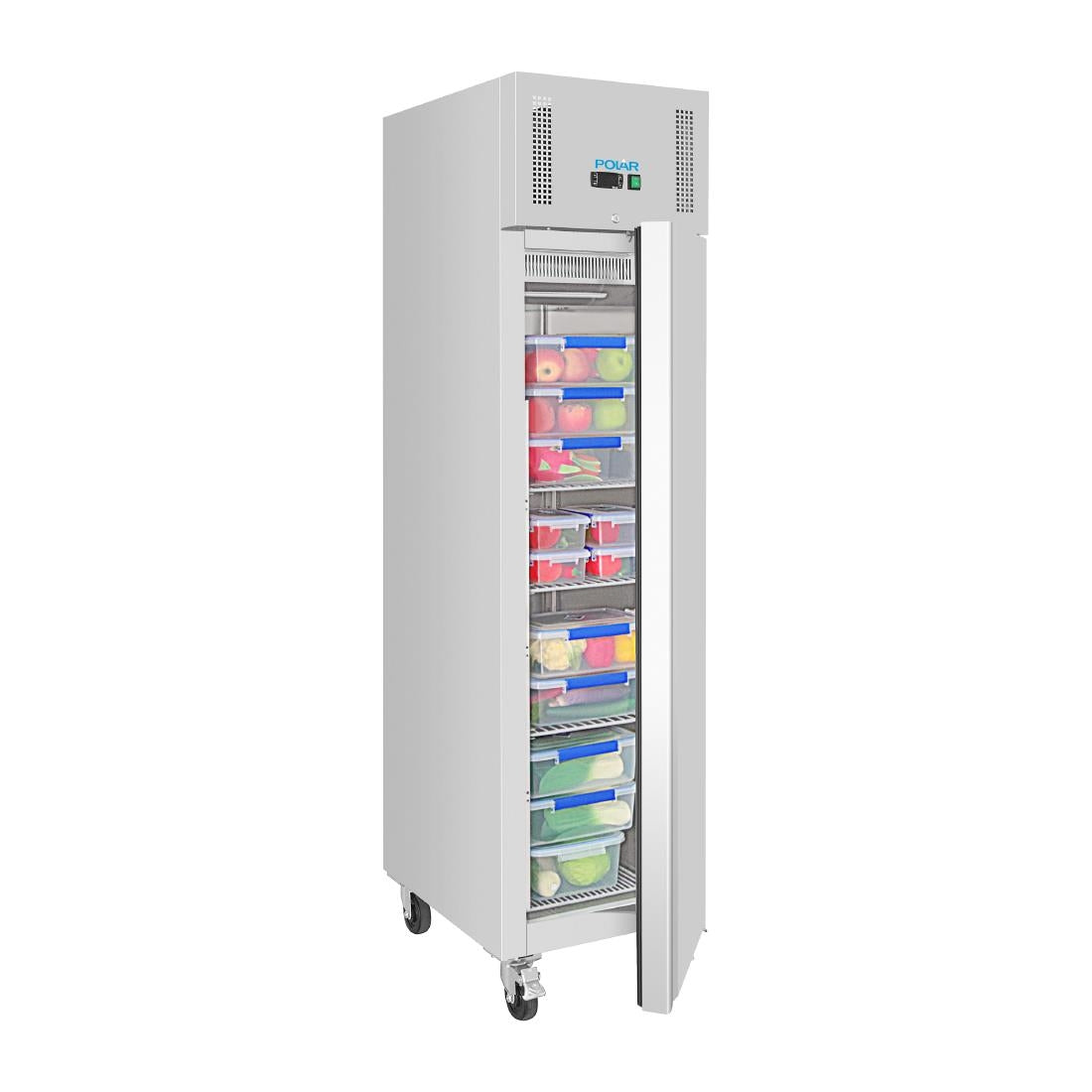 Armoire réfrigérée positive GN Slimline une porte Polar série U 292 L - Polar - UA110