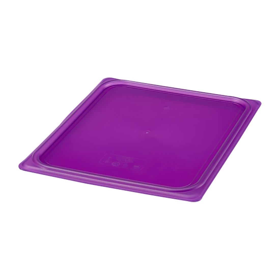 Couvercle hermétique en polypropylène GN 1/2 Cambro Safetrak IML violet - Cambro - JN526