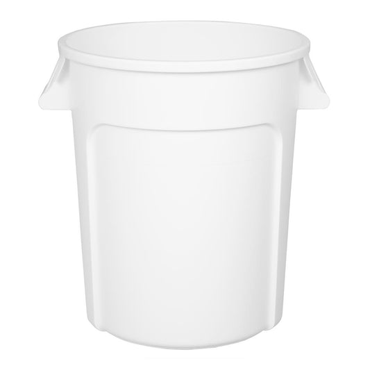 Conteneur en polypropylène rond blanc Vogue 76L - Vogue - GG793