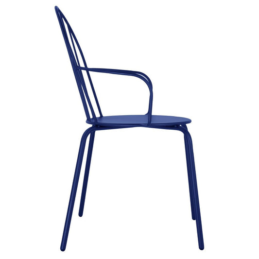 Fauteuils Bolero Adeline bleu marine (lot de 4) - Bolero - HZ359
