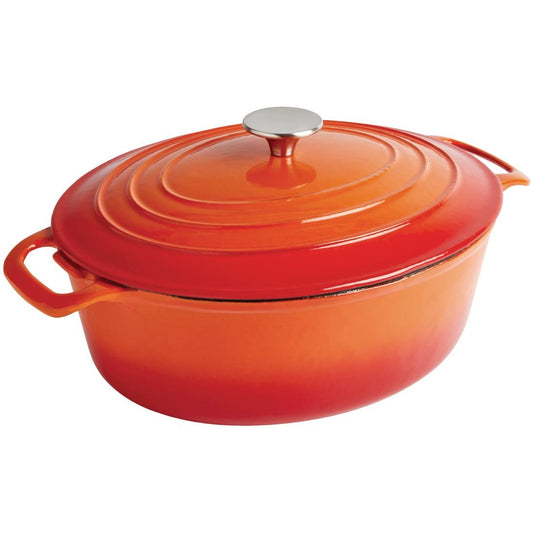 Cocotte ovale Vogue orange 5L - Vogue - GH311