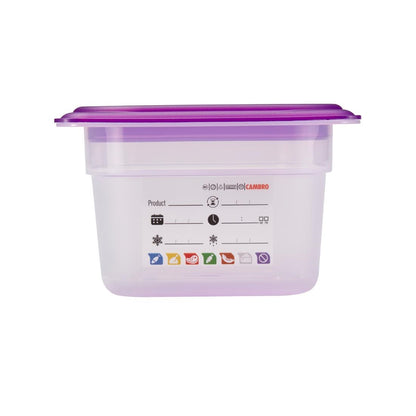 Bac en polypropylène Cambro Safetrak IML GN 1/4 100mm - Cambro - JN513