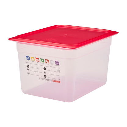 Bac en polypropylène Cambro Safetrak IML GN 1/2 200mm - Cambro - JN507