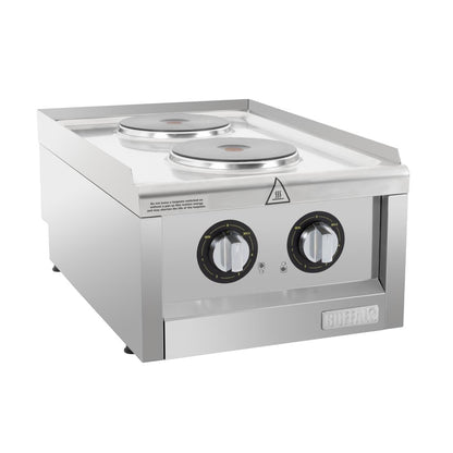 Table de cuisson électrique 2 feux Buffalo Série 600 - Buffalo - CU472