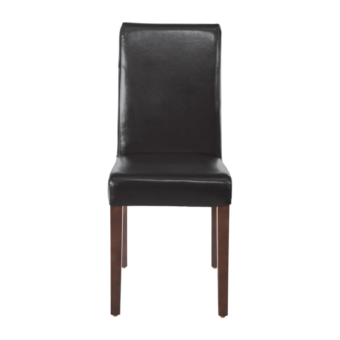Chaises en simili cuir Bolero noires (lot de 2) - Bolero - GF954