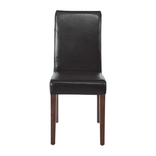 Chaises en simili cuir Bolero noires (lot de 2) - Bolero - GF954