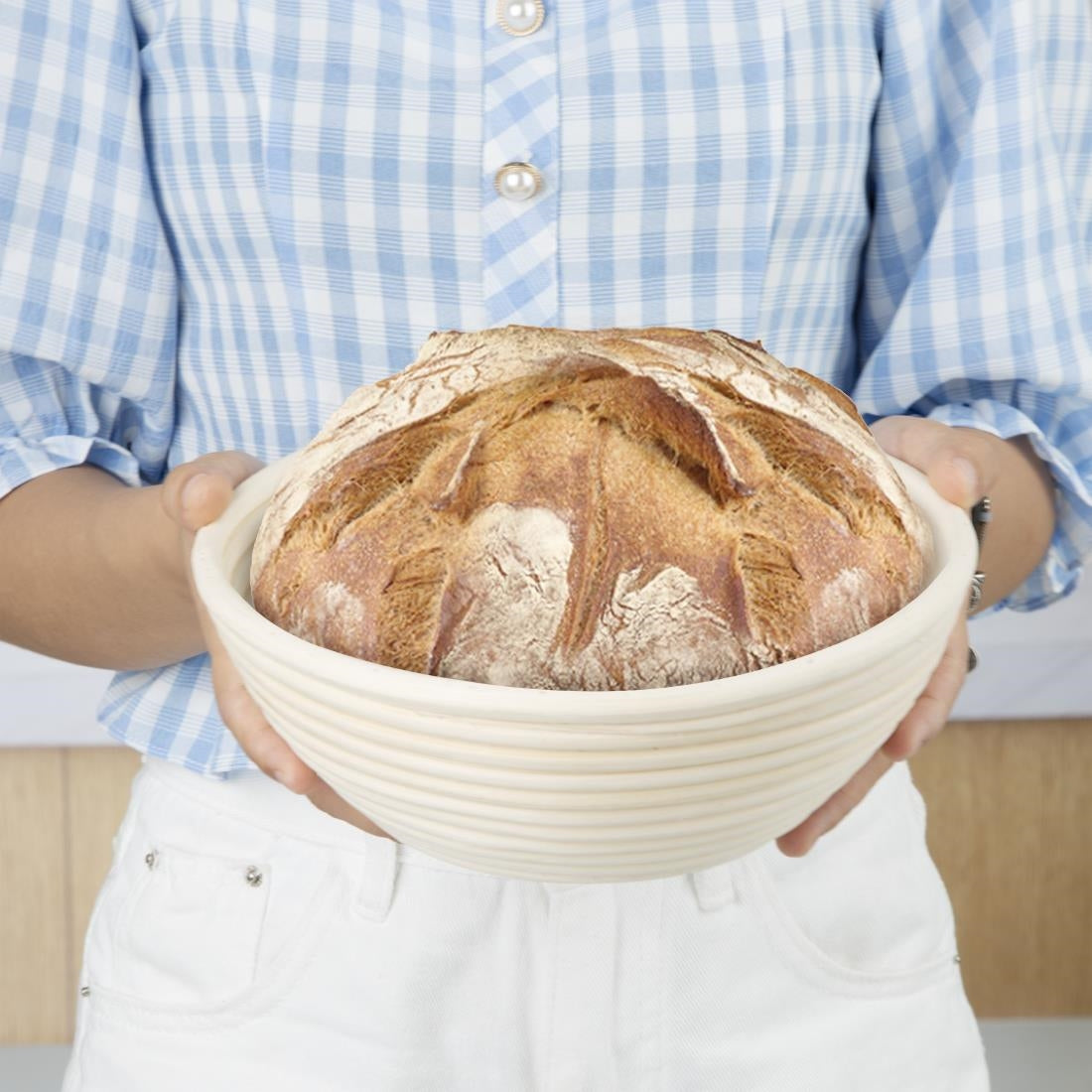 Panier de fermentation rond en rotin Vogue 220x80mm - Vogue - FT839