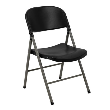 Chaises pliantes Bolero noires et grises (lot de 2) - Bolero - CE693