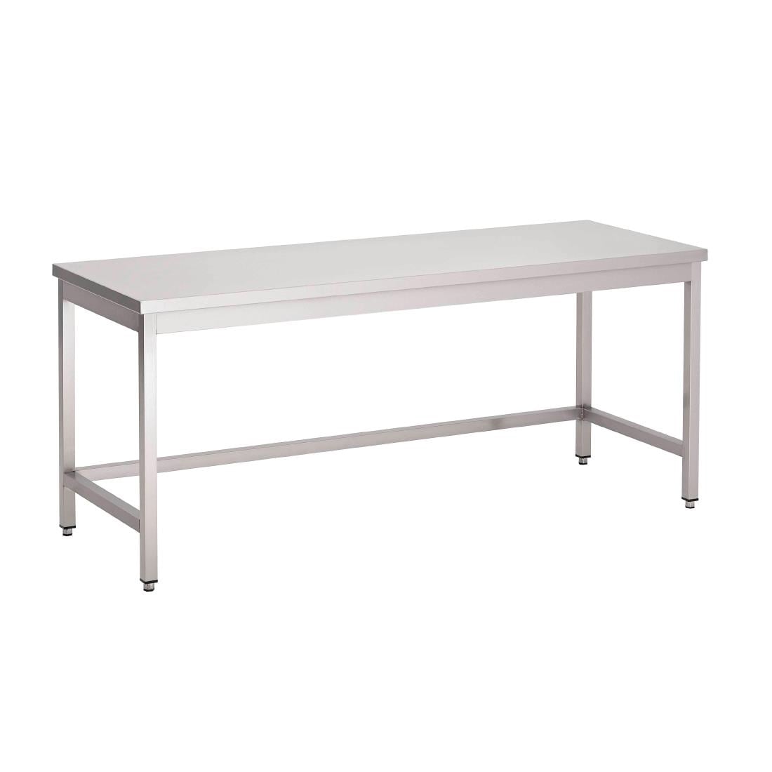 Table inox sans étagère basse Gastro M 1600 x 700 x 850mm - Gastro M - GN111