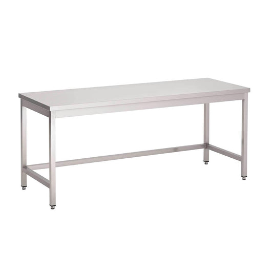 Table inox sans étagère basse Gastro M 1600 x 700 x 850mm - Gastro M - GN111