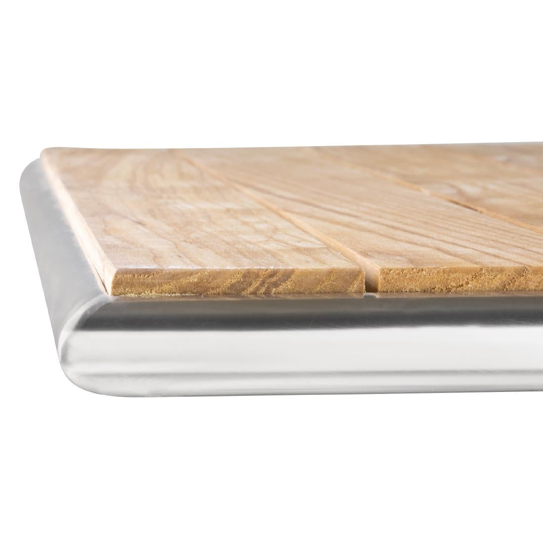 Table bistro carrée plateau basculant frêne Bolero 600mm - Bolero - GK991