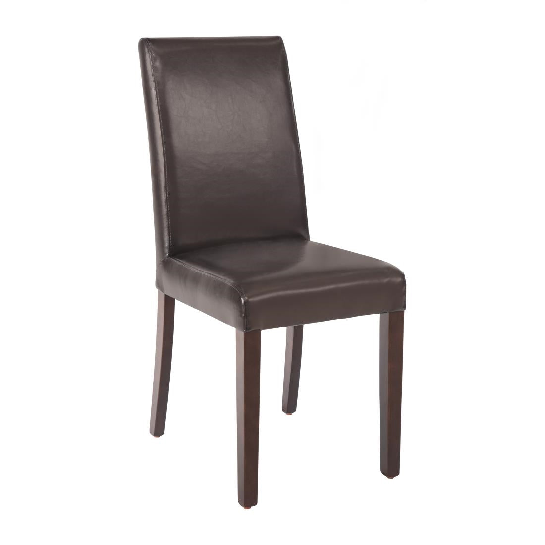 Chaises en simili cuir Bolero marron foncé (lot de 2) - Bolero - GF955