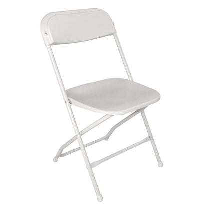 Chaises pliantes Bolero blanches (lot de 10) - Bolero - GD387