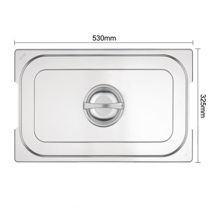 Couvercle inox GN 1/1 avec poignée Vogue - Vogue - CB181