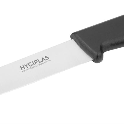 Couteau d'office lame droite Hygiplas noir 85mm - Hygiplas - C268